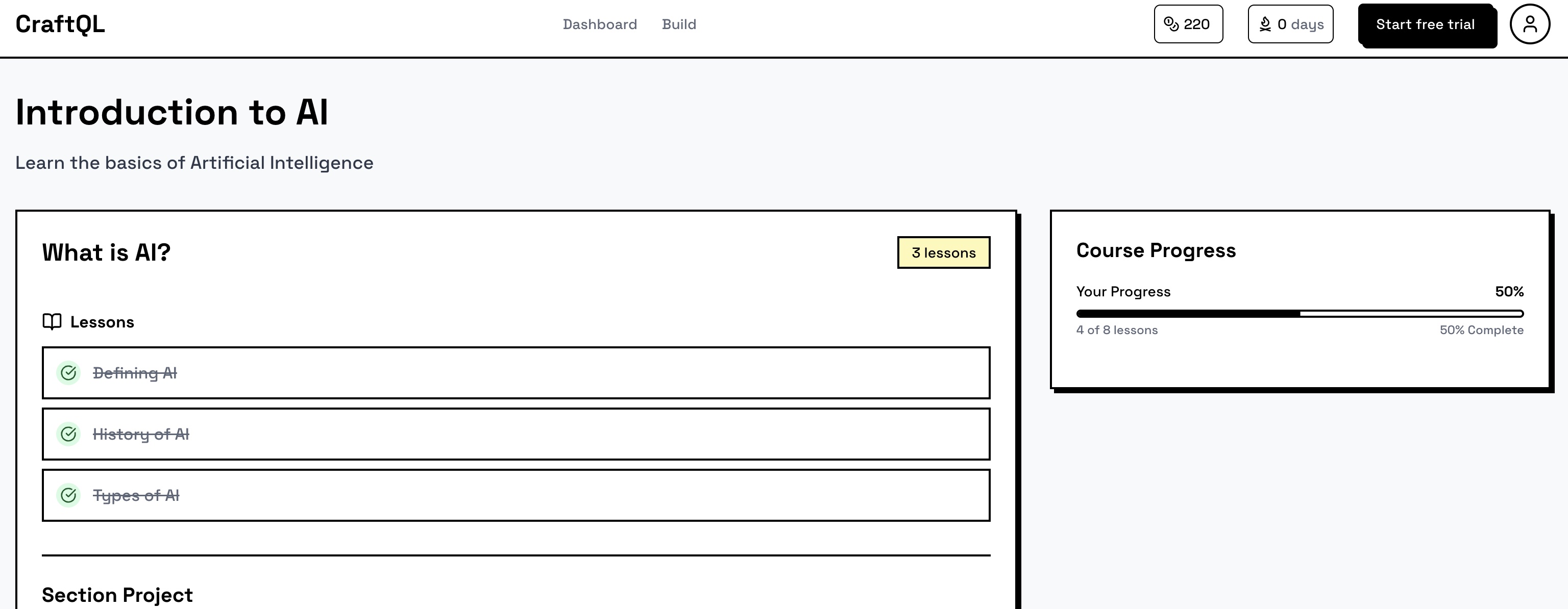 Lesson Viewer with Blank Filling Quiz