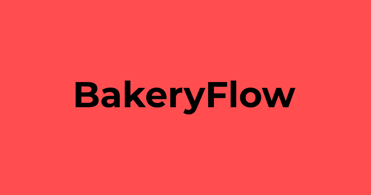 BakeryFlow preview