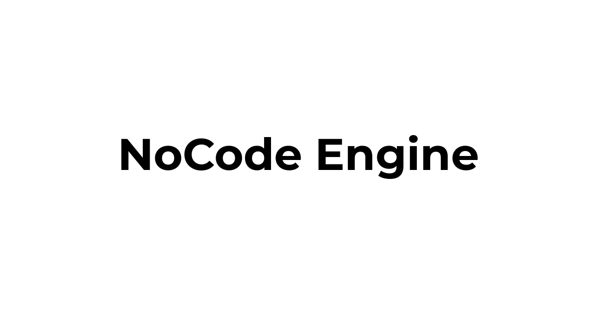NoCodeEngine preview